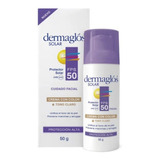 Protector Solar Facial Fps 50 Tono Claro Dermaglos X 50 Ml