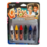 Kit Lápiz Crayon Para Niños Pinta Cara Maquillaje Artístico