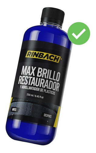 Abrillantador Extremo Y Restaurador Plásticos Rinbach® 250ml