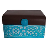 Caja Decorativa Clararte Cjd06 Cofre Joyero Con Textura