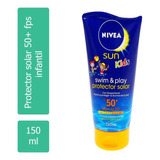 Nivea Sun Kids Swim & Play Loción Fps50 150ml Tubo Con Loció