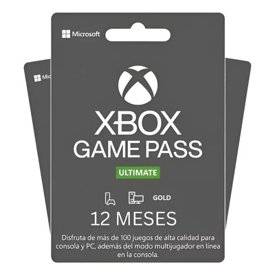 Xbox Game Pass Ultimate 12 Meses Físico | Envío gratis