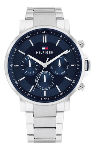 Reloj Para Hombre Tommy Hilfiger Tyson  1710588 Plateado