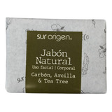 Jabón Facial Carbón, Arcilla & Tea Tree - Sur Origen