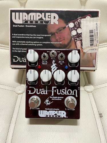 Pedal Wampler Dual Fusion - Top Boutik - Na Caixa!!