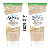 Exfoliante Facial, Suavizante, Con Avena, St Ives 2 Pzas