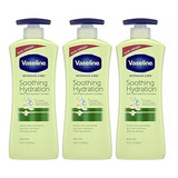 Vaseline Intensive Care Body Lotion, Aloe Soothe, 20.3 Oz, 3