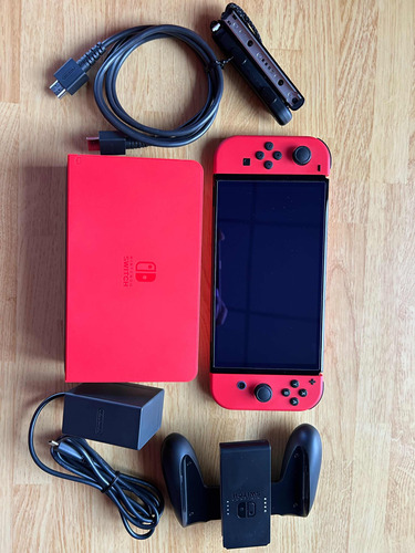 Nintendo Switch Oled Mario Red