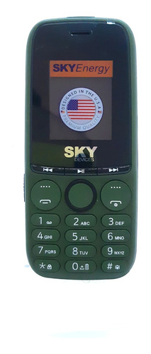 Celular Sky Energy Verde Memoria 32 Mb 8 Gb Micro Usb Cts