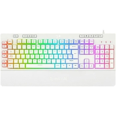 Teclado Gamer Redragon Shiva White K512w-rgb | Envío gratis