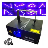 Canhão Raio Laser Holográfico Luz Azul Para Eventos Sogb500