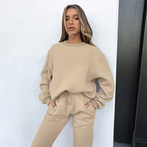 Conjunto De Chándal De Gran Tamaño Para Mujer, Traje Deporti