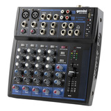 Gemini Sound Equipo De Audio Profesional Gem-08usb Compacto 