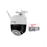 Câmera De Segurança Im7 Speed Dome Intelbras Com Cartão 32gb