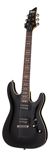 Guitarra Eléctrica De 6 Cuerdas Schecter Omen-6, Negra, Bl.