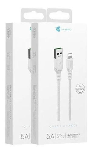 Cable De Carga Y Datos Para iPhone X- Xs- Xr Yugao Original