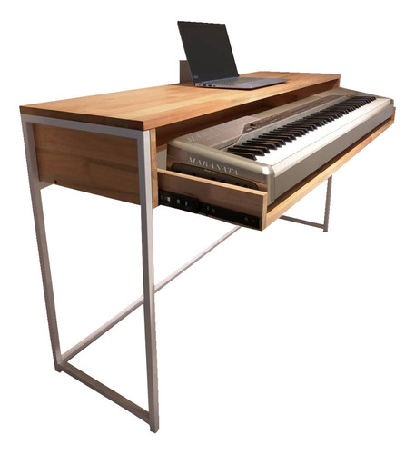 Mueble Para Pianos, Teclados Atril, Arrimo Moderno 110x85x35