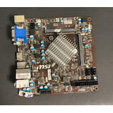 Placa Mãe Msi J1900i 2.4ghz Turbo, Quad-core Celeron Mini It