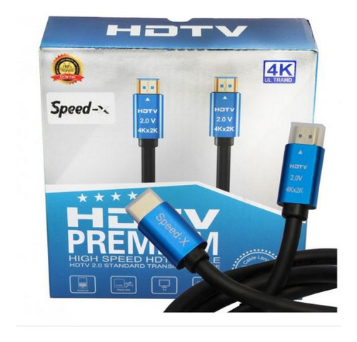 Cable Hdmi Hdtv 10 Metros 4k Version 2.0 