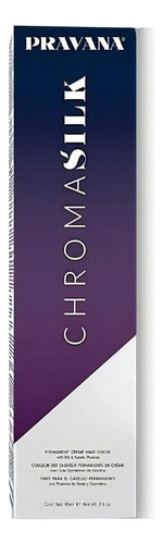 Tinte De Pelo Pravana Chromasilk Creme, Color Negro Unisex