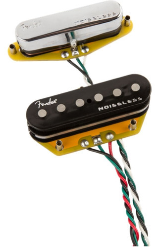 Set De Pastillas Fender Noiseless Telecaster Gen 4 Para Guitarra