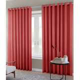 Cortina Blackout Pvc Com Tecido Voil Xadrez 2,30 X 2,80 Cor Vermelho