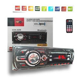 Radio De Auto 1 Din Bluetooth Usb Mp3 Microsd Auxiliar