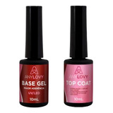 Top Coat + Base Gel Ou Base Gel Fiber Any Love