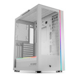 Gabinete Gamer Pichau Hx600, Rgb, Full-tower, Lat De Vidro Cor Branco