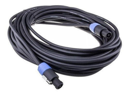 Cable De Bafle De 15 Mts. Con Conectores Speakon.