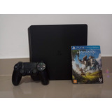 Sony Playstation 4 Slim 1tb Usado Com 1 Controle E 1 Jogo