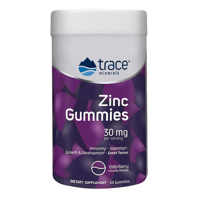Trace Minerals Zinc 60 Gomitas Sabor Elderberry | MercadoLibre