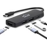 Hub Usb C Type C 4 Portas 1 Usb-c Macbook 2.0 Adaptador 