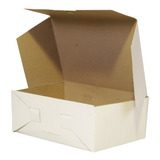 50 Cajas De 24x16x9 Para Comida Armable Alitas Papas Nugetss