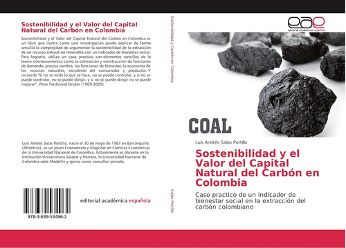 Libro: Sostenibilidad Y El Valor Del Capital Natural Del En