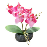 , Orquídeas Artificiales De Mariposa Bonsai Decoración ,