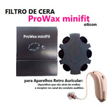 Filtro De Cera Minifit Aparelho Retro Auricular Atrás Orelha