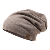 Gorro Gorro Beanie Of Double Capa 100% Hecho En Nepal Brown