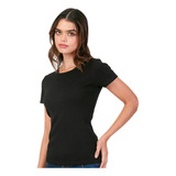 Camiseta Cotton Rib Manga Corta