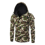 Chaqueta F Para Hombre, Acolchada En Algodón, Estilo Camufla