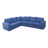 Sillon Rinconero Esquinero Sofá Chenille 3 Cuerpo 3x2.25 12c