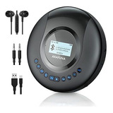 Reproductor De Cd Portátil Bluetooth Visibilidad Repro...