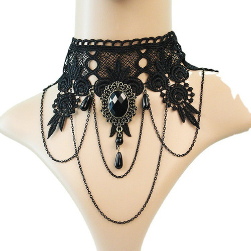 Collar Gargantilla Gotico Retro Vampirico Cll1492