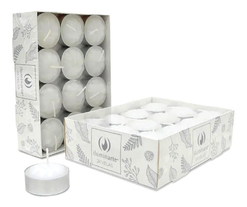 Pack De 24 Velas De Noche Contenedores Pettish Online