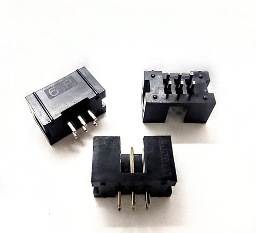 Conector Box Header Ds1013 - 6p 180º Pci - 20pçs.