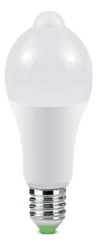 Lâmpada Com Sensor 9w De Presença Branco Frio Bivolt Cor Da Luz Branco-frio