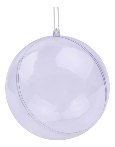 36 Unidades Esferas Acrilico Transparente Para Decorar 8cm 