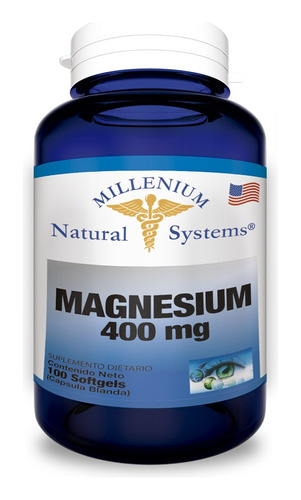 Magnesio 400mg X100 Softgels Magnes - Unidad a $439
