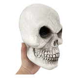 Crânio Esqueleto Caveira De Plástico Branco Halloween Oferta