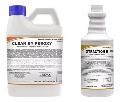 Kit  Xtraction Il Detergente 1l + Clean By Peroxy 2l Spartan